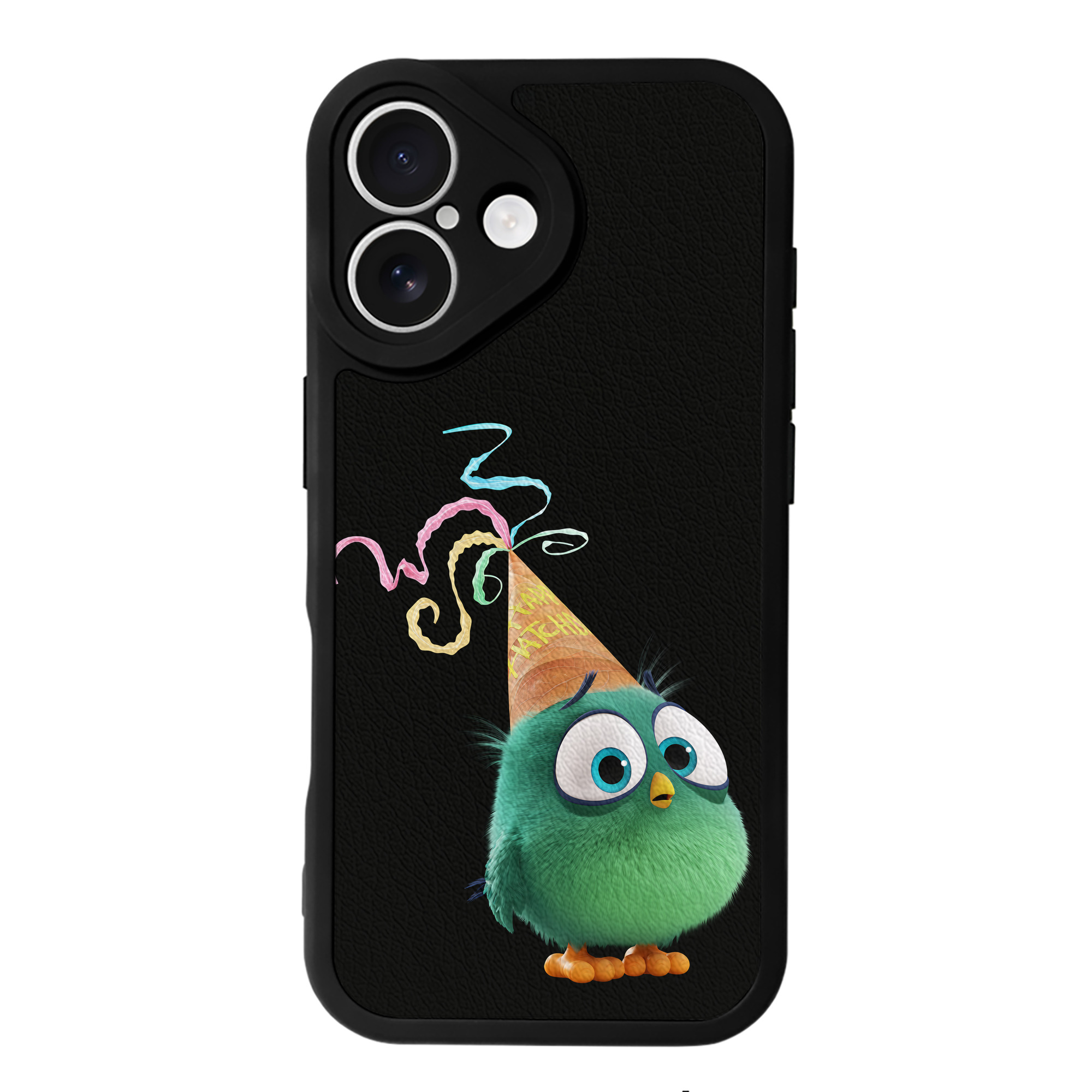 （画像用） Angry Birds アングリーバード 【iPhone 16シリーズ対応】シリコンスマホケース（レザー調） 材質：シリコン